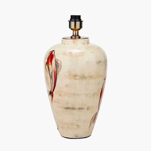 Pacific Lifestyle Emerayn Koi Natural Ceramic Table Lamp Base