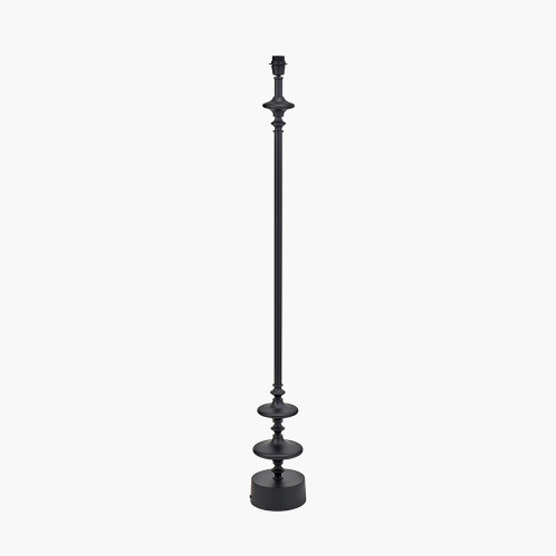 Pacific Lifestyle Emilio Matt Black Candlestick Floor Lamp Base