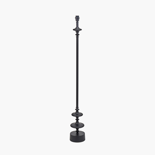pacific lifestyle Emilio Matt Black Candlestick Floor Lamp Base