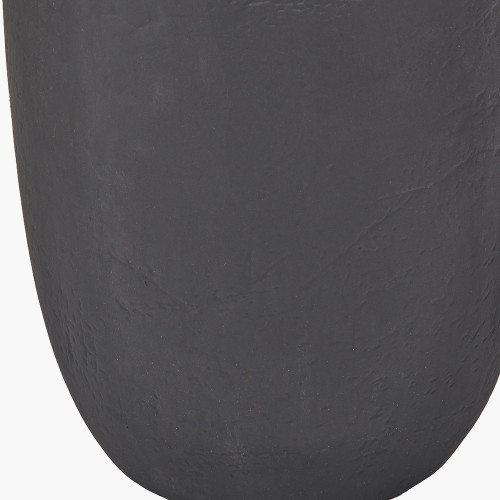 Pacific Lifestyle Erika Black Vintage Textured Ceramic Floor Lamp