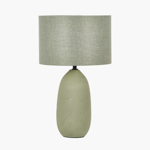 pacific lifestyle Erika Sage Vintage Textured Ceramic Table Lamp
