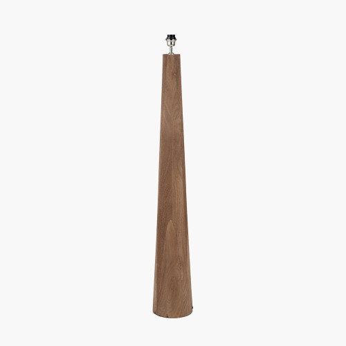 Pacific Lifestyle Esha Natural Conical Wood Floor Lamp Base