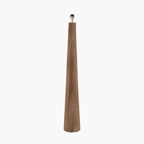 Pacific Lifestyle Esha Natural Conical Wood Floor Lamp Base