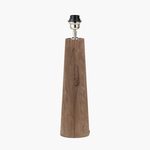 Pacific Lifestyle Esha Natural Conical Wood Table Lamp Base