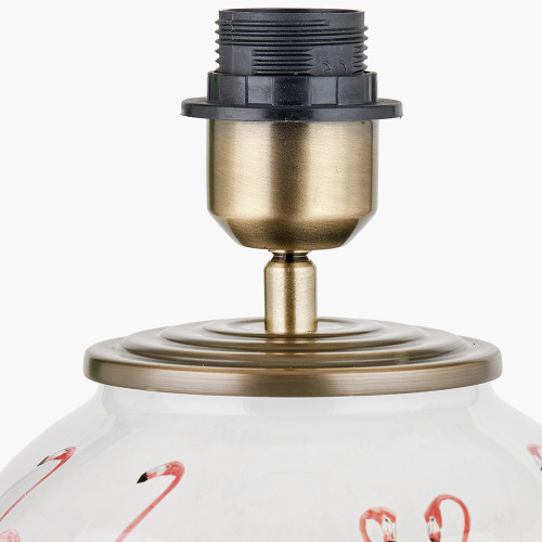 Pacific Lifestyle Flamingo Medium Glass Table Lamp Base