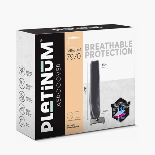 pacific lifestyle Free Arm Parasol Aerocover 250 x 55/60