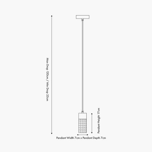 Pacific Lifestyle Frowick Concrete And Brushed Chrome Ceiling Fitting