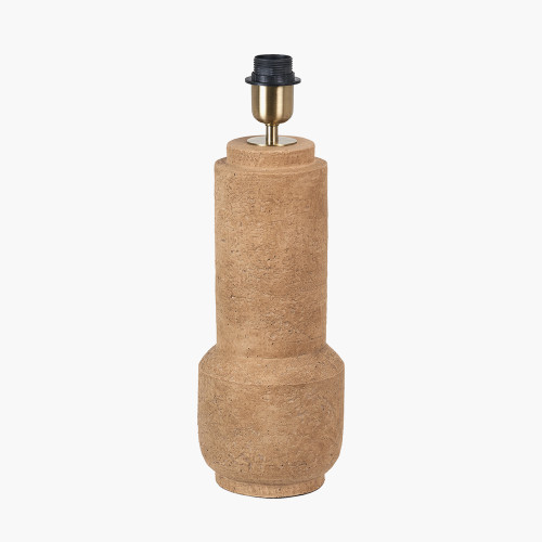 pacific lifestyle Gaiana Concrete Brown Stoneware Table Lamp Base