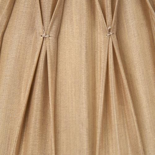 Pacific Lifestyle Garbo 20cm Gold Silk Mix Pinch Pleat Tapered Lampshade