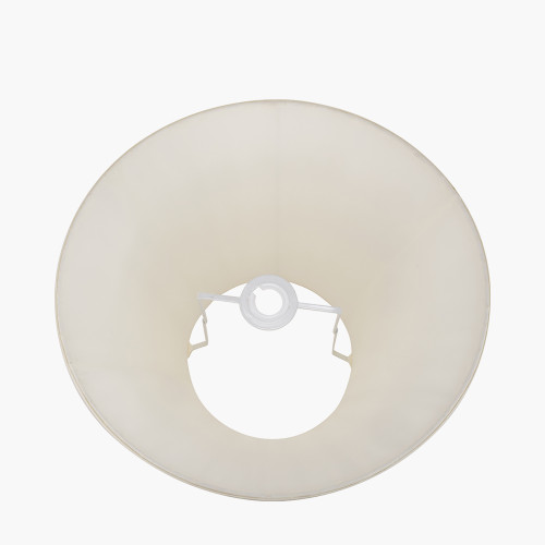 Pacific Lifestyle Garbo 45cm Cream Silk Mix Pinch Pleat Tapered Lampshade