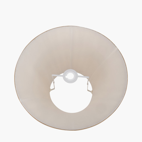 Pacific Lifestyle Garbo 45cm Gold Silk Mix Pinch Pleat Tapered Lampshade