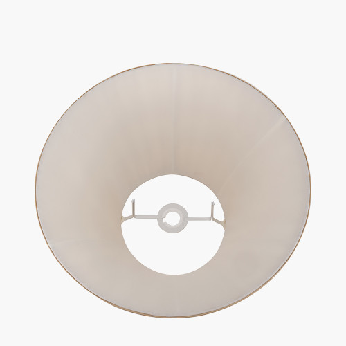 Pacific Lifestyle Garbo 45cm Gold Silk Mix Pinch Pleat Tapered Lampshade