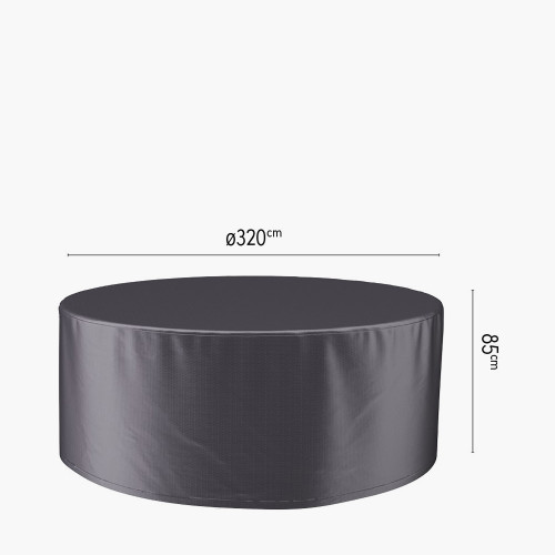 Pacific Lifestyle Garden Set Aerocover Round 320 X 85cm High