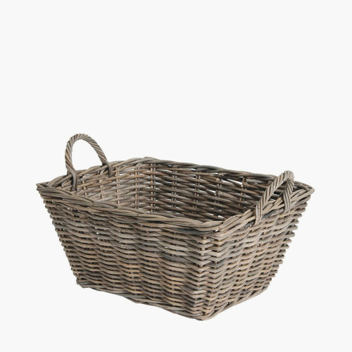 pacific lifestyle Grey Kubu Rectangular Storage Basket