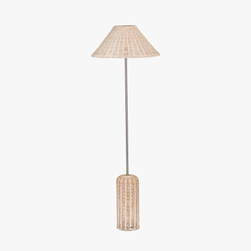 Pacific Lifestyle Hali Rattan Base And Shade Floor Lamp