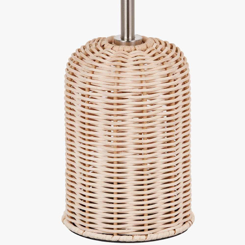 Pacific Lifestyle Hali Rattan Base And Shade Table Lamp