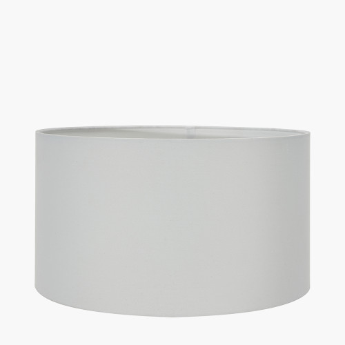pacific lifestyle Harry 25cm Ivory Cotton Mix Cylinder Lampshade