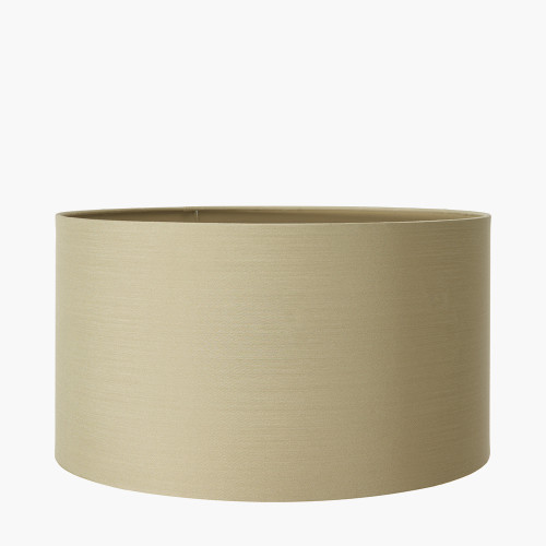 pacific lifestyle Harry 40cm Taupe Cotton Mix Cylinder Lampshade