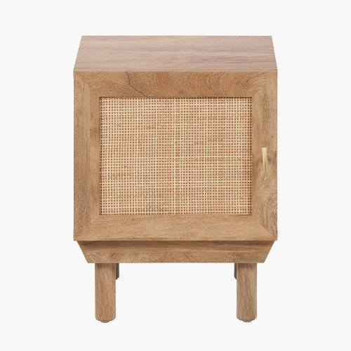 pacific lifestyle Henrik Natural Rattan 1 Door Cupboard Unit