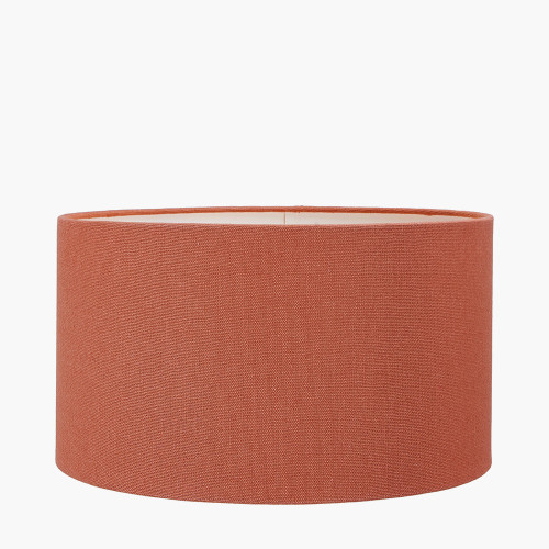 Pacific Lifestyle Henry 30cm Tobacco Handloom Cylinder Lampshade