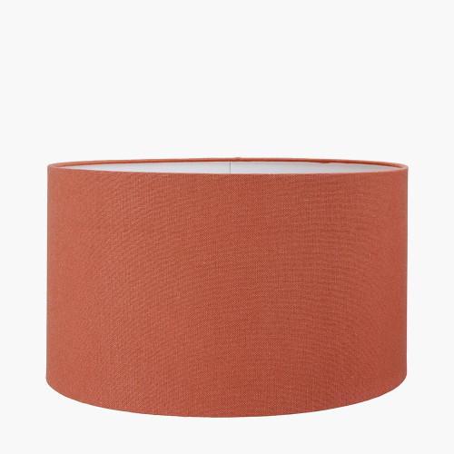 Pacific Lifestyle Henry 40cm Tobacco Handloom Cylinder Lampshade