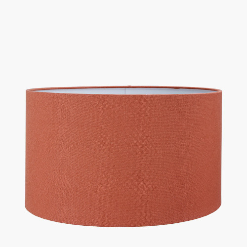 pacific lifestyle Henry 40cm Tobacco Handloom Cylinder Lampshade