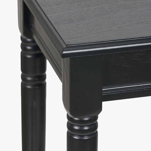 Pacific Lifestyle Heritage Black Pine Wood Accent Table