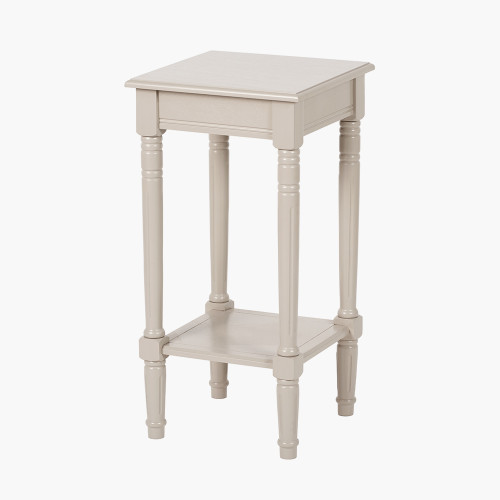 Pacific Lifestyle Heritage Putty Pine Wood Accent Table