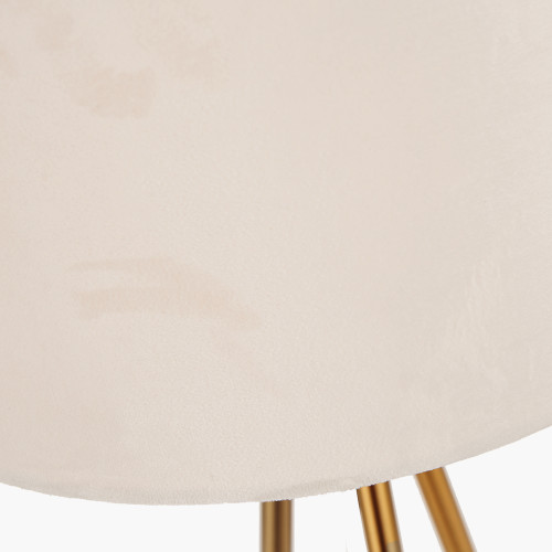 Pacific Lifestyle Houston Brushed Brass Metal Tripod Table Lamp