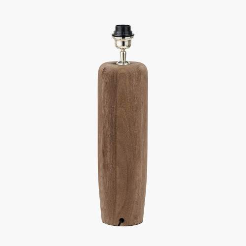 Pacific Lifestyle Inaya Natural Tapered Large Wood Table Lamp Base
