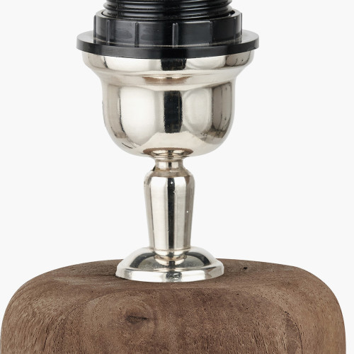 Pacific Lifestyle Inaya Natural Tapered Wood Table Lamp Base