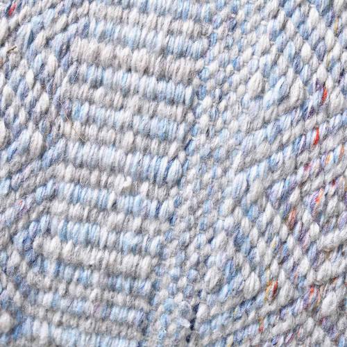 Pacific Lifestyle Indoor Outdoor Aqua Blue And White Inca Design Scatter Cushion