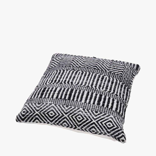 Pacific Lifestyle Indoor Outdoor Black And White Inca Design Scatter Cushion