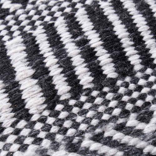 Pacific Lifestyle Indoor Outdoor Black And White Inca Design Scatter Cushion