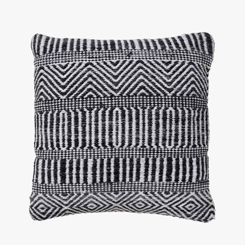 pacific lifestyle Indoor Outdoor Black and White Inca Design Scatter Cushion