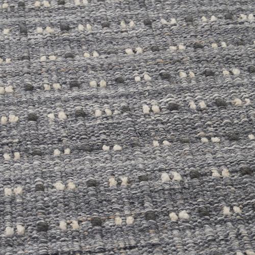 Pacific Lifestyle Indoor Outdoor Grey Double Stitch Design Rug