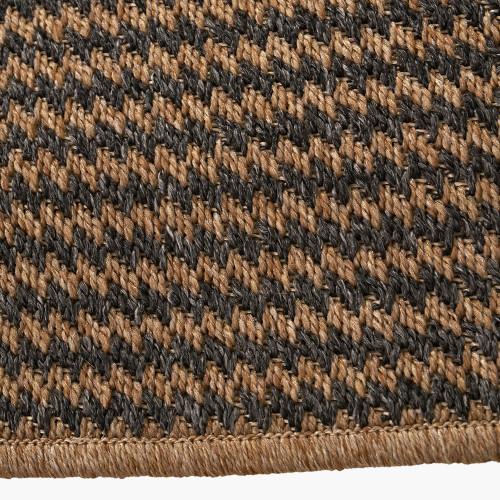 Pacific Lifestyle Indoor Outdoor Natural And Slate Grey Design Rug