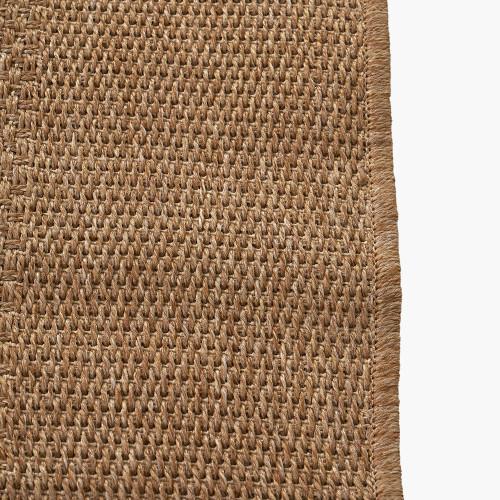Pacific Lifestyle Indoor Outdoor Natural Border Design Rug