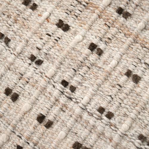 Pacific Lifestyle Indoor Outdoor Natural Double Stitch Design Rug Large