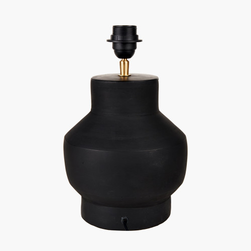 Pacific Lifestyle Inna Black Urn Terracotta Table Lamp Base