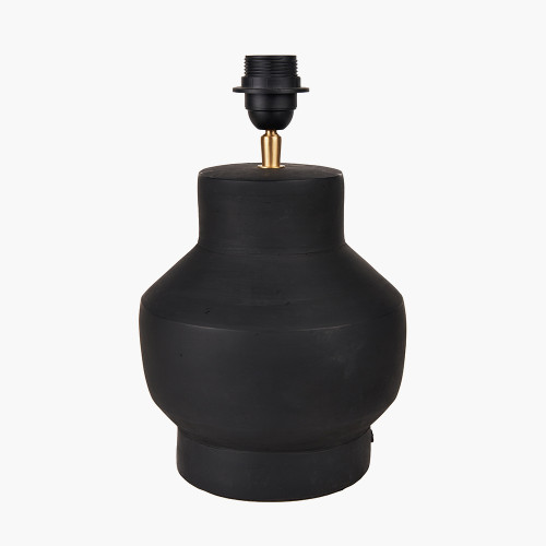 Pacific Lifestyle Inna Black Urn Terracotta Table Lamp Base