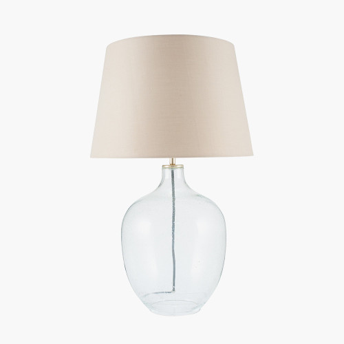 Pacific Lifestyle Islay Clear Bubble Glass Table Lamp Base