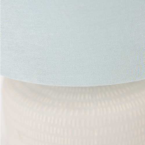 Pacific Lifestyle Kai Duck Egg Textured Ceramic Table Lamp