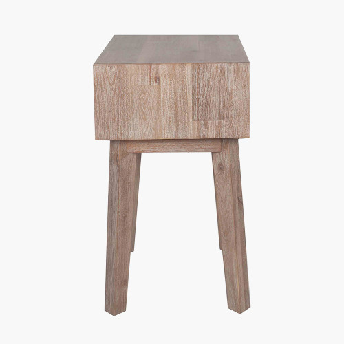 Pacific Lifestyle Kalmar Sand Wash Acacia Wood 1 Drawer Unit