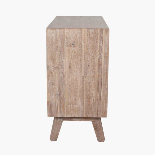 Pacific Lifestyle Kalmar Sand Wash Acacia Wood 3 Drawer Unit