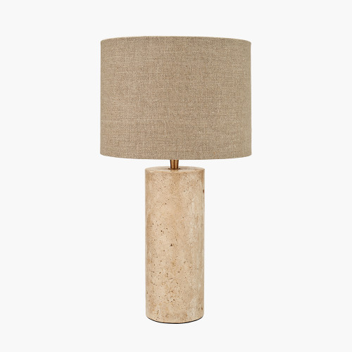 Pacific Lifestyle Kanoa Limestone Cylinder Table Lamp