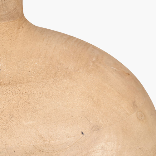 Pacific Lifestyle Kiah Natural Mango Wood Round Table Lamp Base