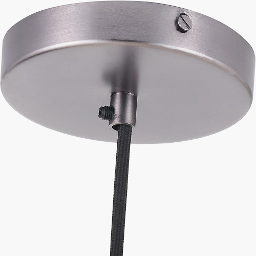 Pacific Lifestyle Kingston Clear Glass With Antique Bronze Fitting Elec Pendant
