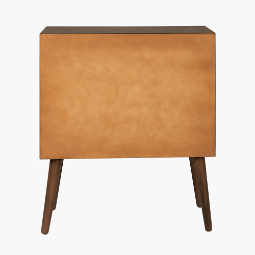 Pacific Lifestyle Klee Black Pine Wood 3 Drawer Unit