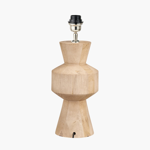 Pacific Lifestyle Koa Natural Mango Wood Contemporary Table Lamp Base
